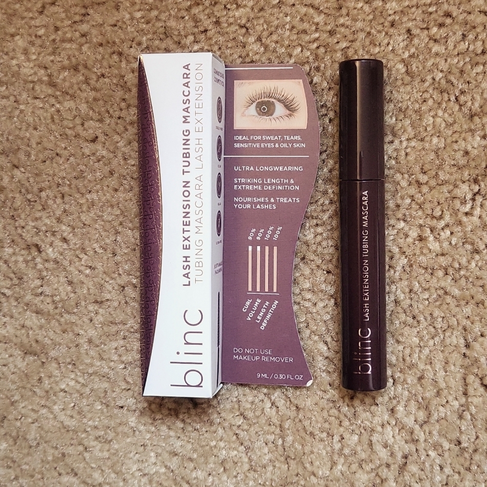 Blinc Lash Extension Tubing Mascara Black - Vegan, Clean, Sensitive Eyes NIB